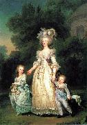 unknow artist Marie Antoinette with her children Spain oil painting artist